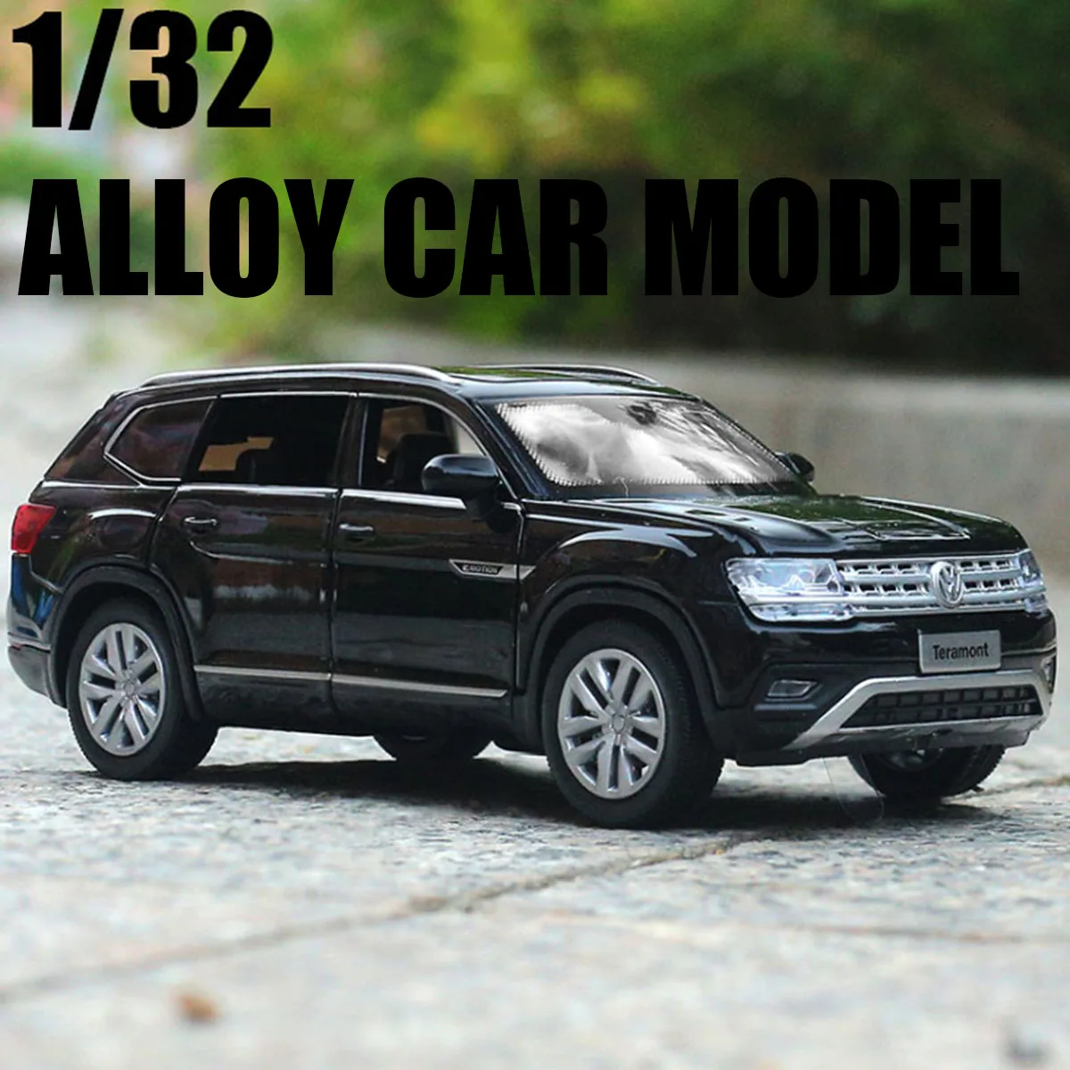 1:32 Новая модель автомобиля Tiguan L Teramont SUV из сплава Литые и игрушечные автомобили