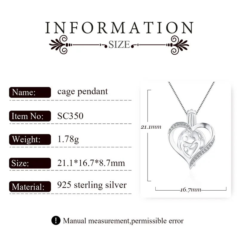 3 шт. женская подвеска из серебра 925 пробы с жемчугом|Подвески| |