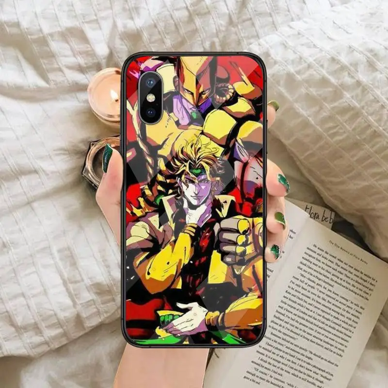 

JoJo's Bizarre Adventure JoJo Anime Phone Case Tempered glass For iphone 6 6S 7 8 plus X XS XR 11 12 mini PRO MAX