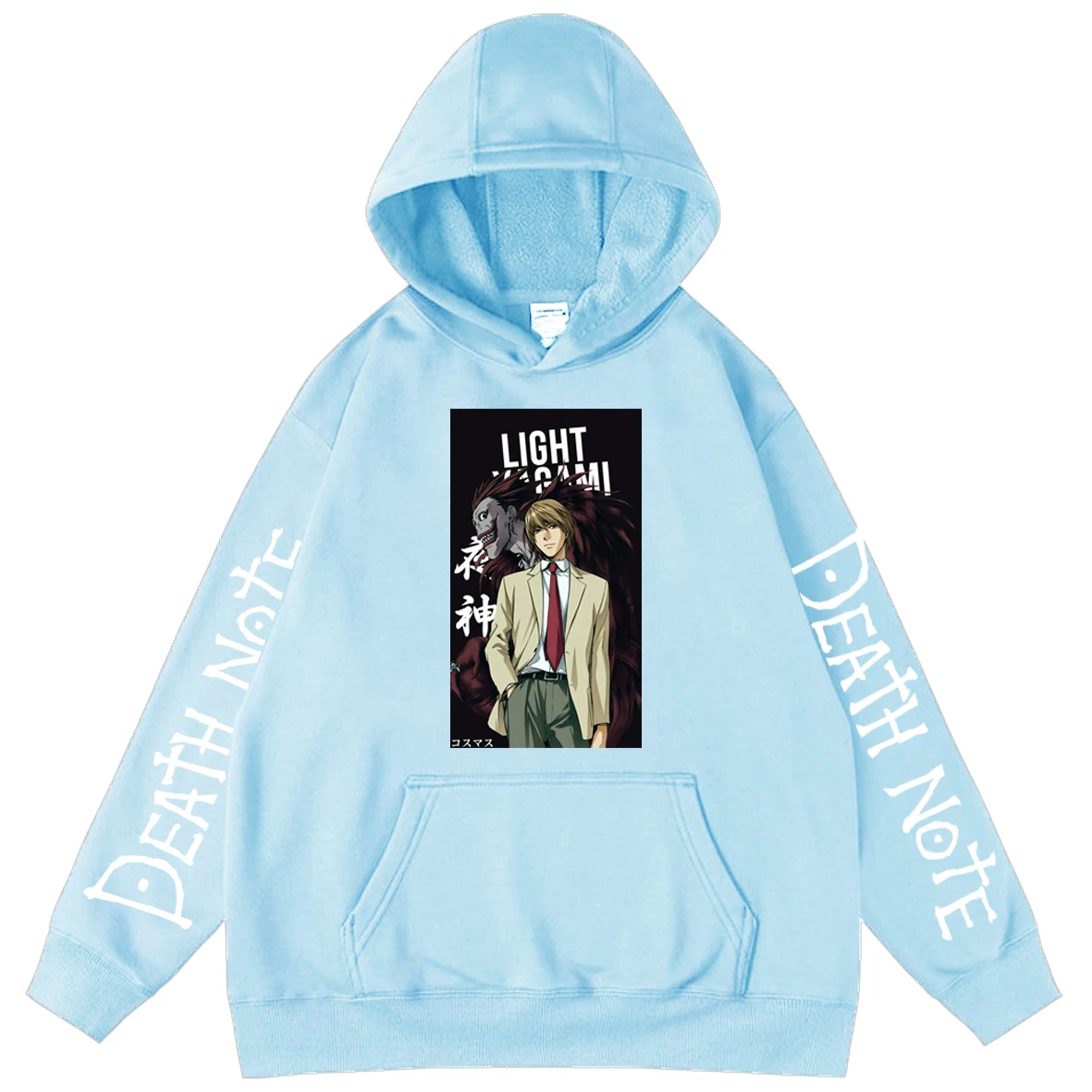 

Men's Hoodies Death Note Men's Sweatshirts Oversized Hoodie Anime Cartoon Character Hooded Sweatshirts Pullover Spring Autumn