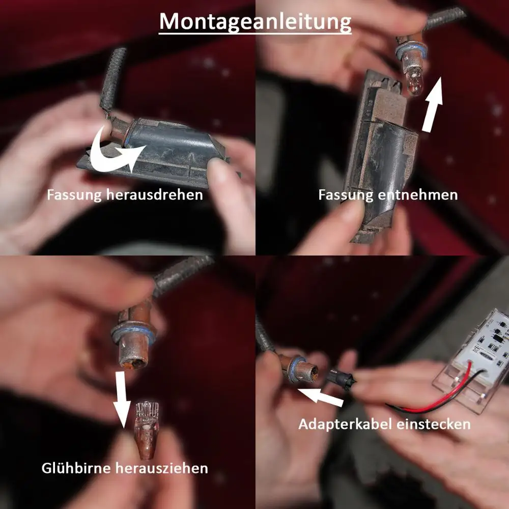 2Pcs Error Free white LED License number Plate Light For Jeep Renegade 2014-2017 | Автомобили и мотоциклы