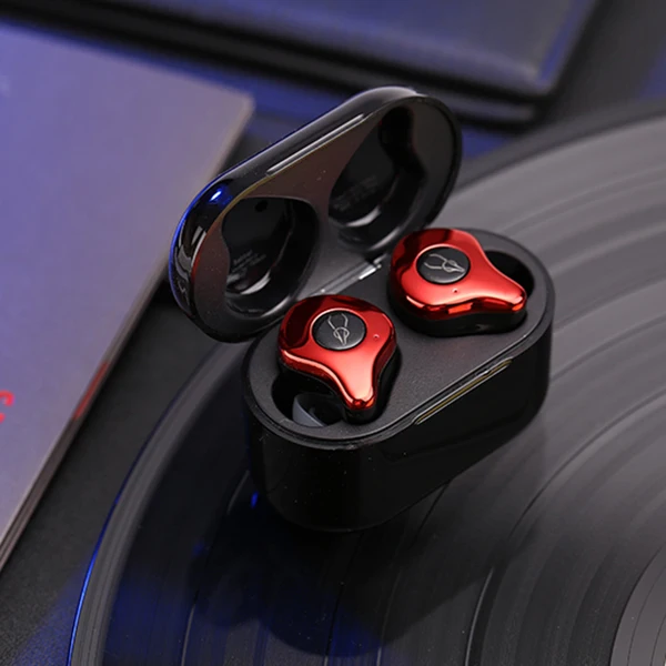 Sabbat E12 ультра TWS bluetooth гарнитура Беспроводные наушники Спорт audifono bluetooth inalambrico draadloze slauchawki bezprzewowe - Цвет: Красный