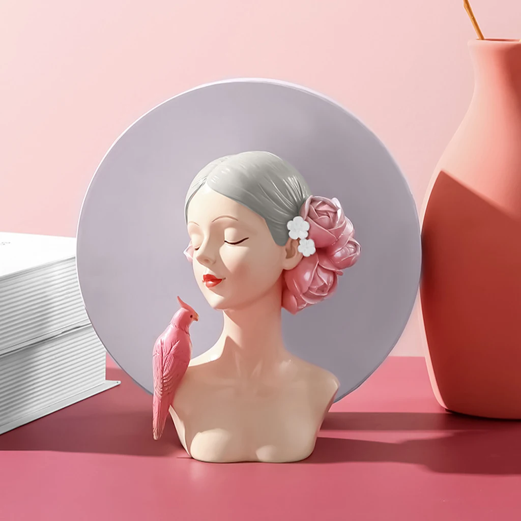 Статуэтка для девочек искусственная скульптура современный Декор дома и офиса