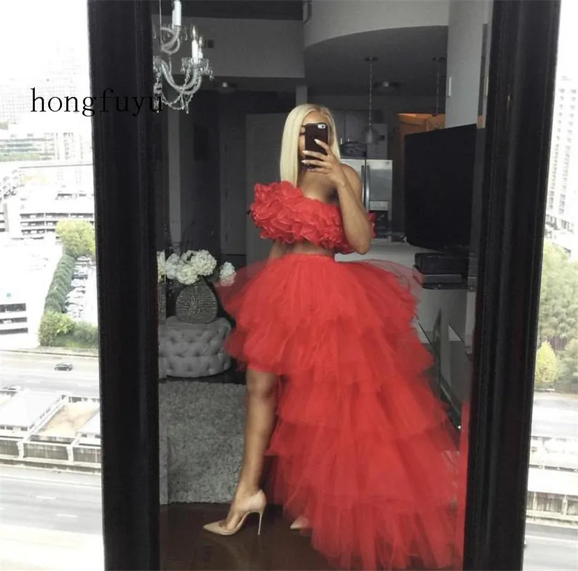 

Red Tulle Prom Dresses 2021 Tulle Skirts Custom Made Long 2021 Tulle Skirt Women To Party Tulle Skirt No Top