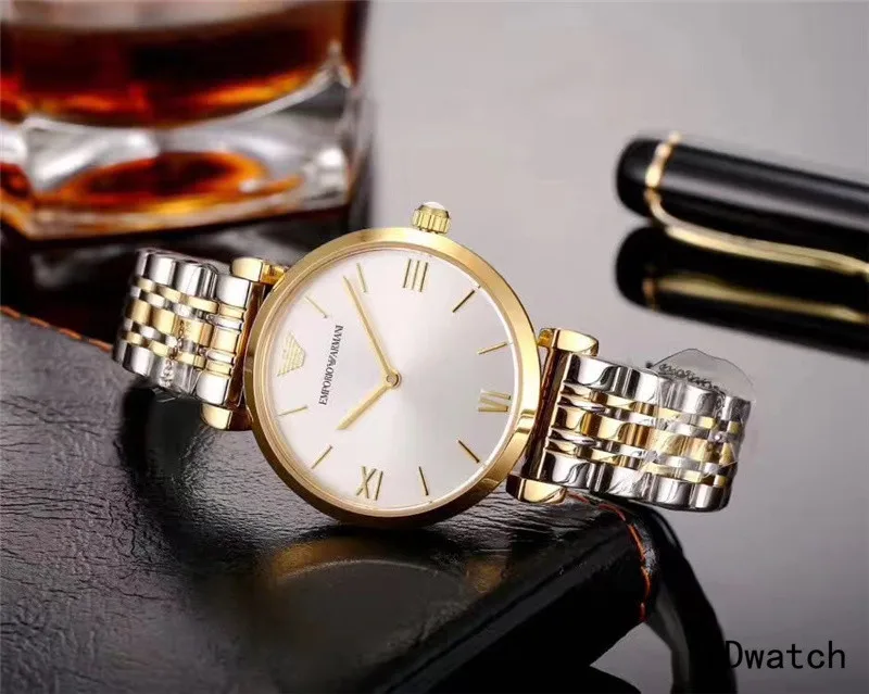 

Ar1 Luxury Brand women quartz Watches men Watch Stainless Steel Strap wristwatch Top classic watch Christmas gift 286 orders