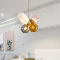 stained glass balloon chandelier dining room living room childrens room bedroom bedside art chandelier modern