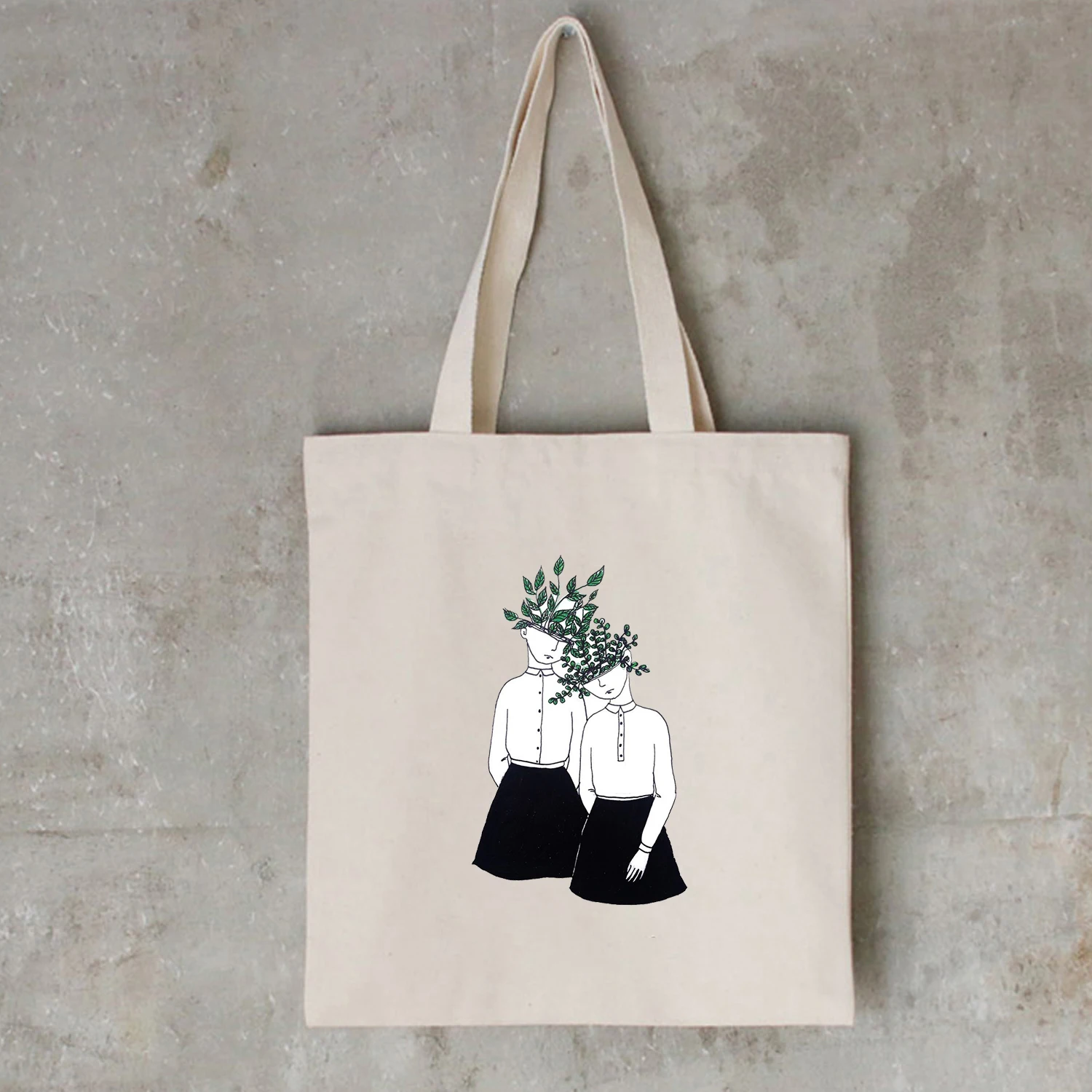 Женская модная простая Холщовая Сумка с цветочным принтом многоразовый