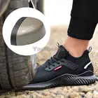 Дышащая защитная обувь Yadibeiba с металлическим носком, мужские неразрушаемые проколостойкие рабочие кроссовки, Высококачественная защитная обувь