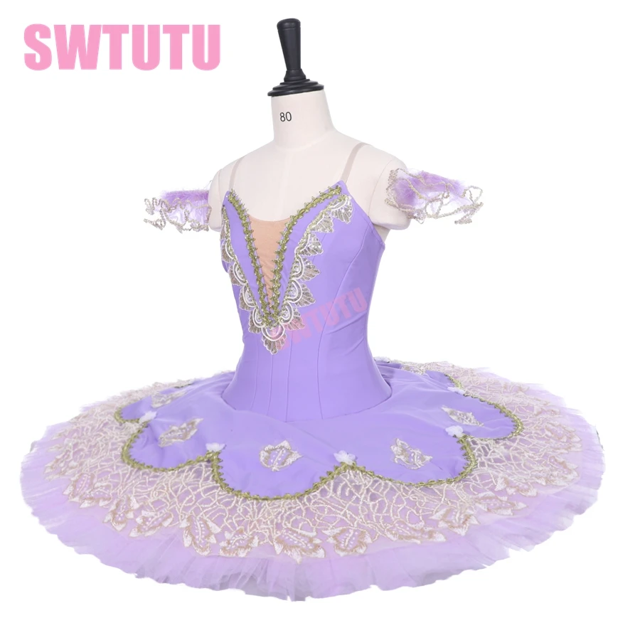 Новинка лавандовый костюм для выступлений балетная пачка девушек
