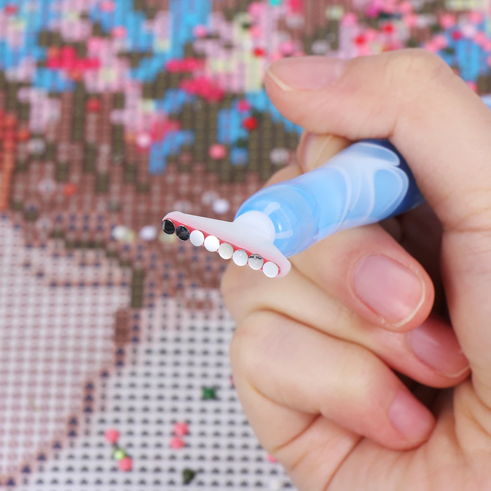 Ручка для рисования стразами 5D из смолы 1 набор точечные каучуковые ручки вышивки