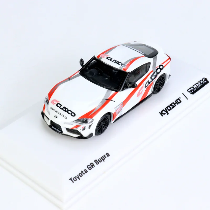 

TW KYOSHO 1:64 Toyota GR Supra Diecast Collection of Simulation Alloy Car Model Children Toys