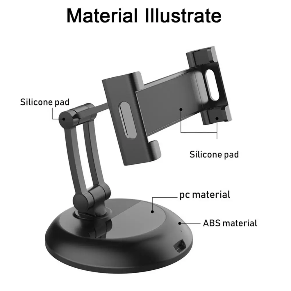 

ABS Desktop Tablet Holder Table Cell Multi-angle Extend Support Desk Mobile Phone Holder Stand For IPhone Android Adjustable Hot