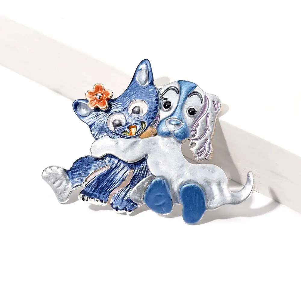 Оригинальный дизайн подарки лучшим друзьям милые кошки и броши в форме собаки