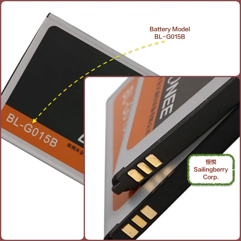 Аккумулятор подходит для Gionee Mobile с 2 батареями модель BL-G015B | Мобильные телефоны и