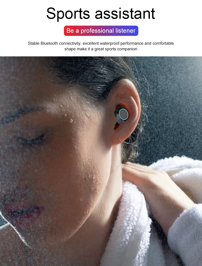 9D стерео G02 TWS 5,0 Bluetooth наушники беспроводные наушники IPX7 водонепроницаемые наушники 3300 мАч светодиодный умный внешний аккумулятор держатель для телефона