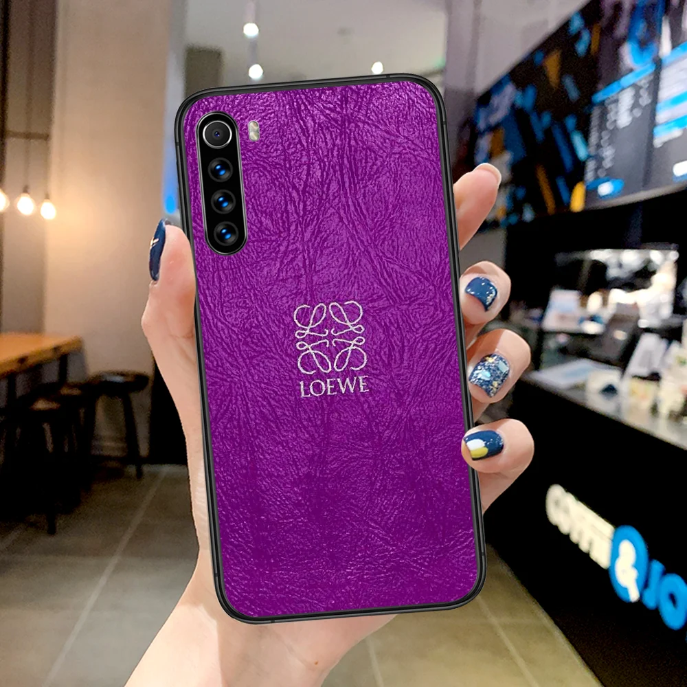 

Spanish Luxury Brand Phone Case For Xiaomi Redmi Note 7 8 8T 9 9S 4X 7 7A 9A K30 Pro Ultra black Etui Tpu Coque Trend Hoesjes 3D