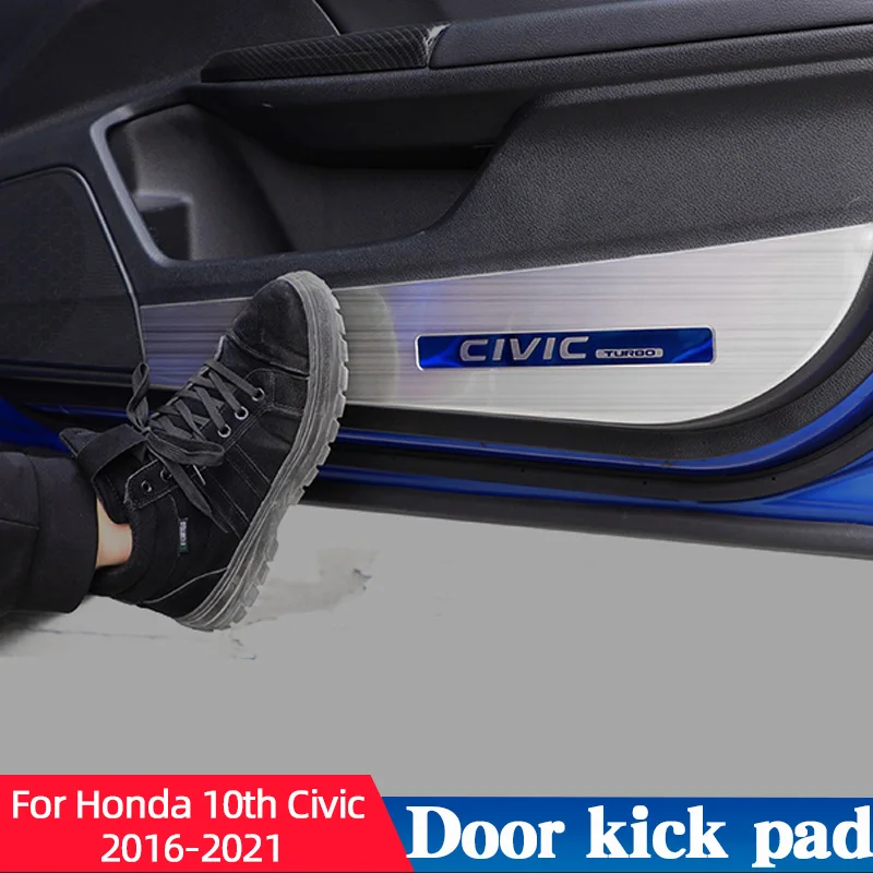 

For Honda 10Th Generation Civic Car Lnvisible Car Door Sill Anti Kick Pad Protection Side Edge Film Protector Stickers