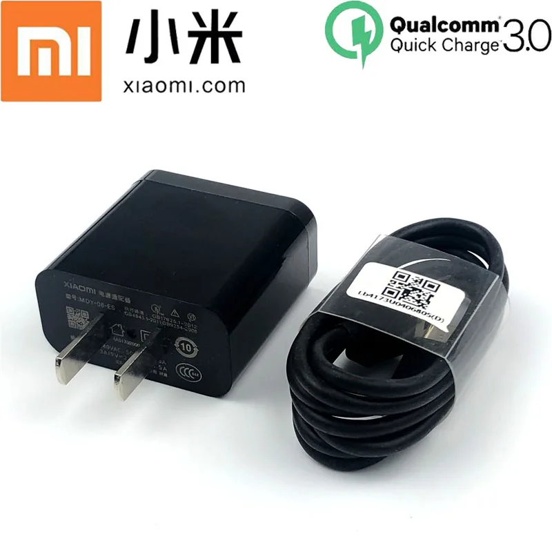 Оригинальное быстрое зарядное устройство Xiaomi Mi 9 QC 3 0 адаптер быстрой зарядки Usb
