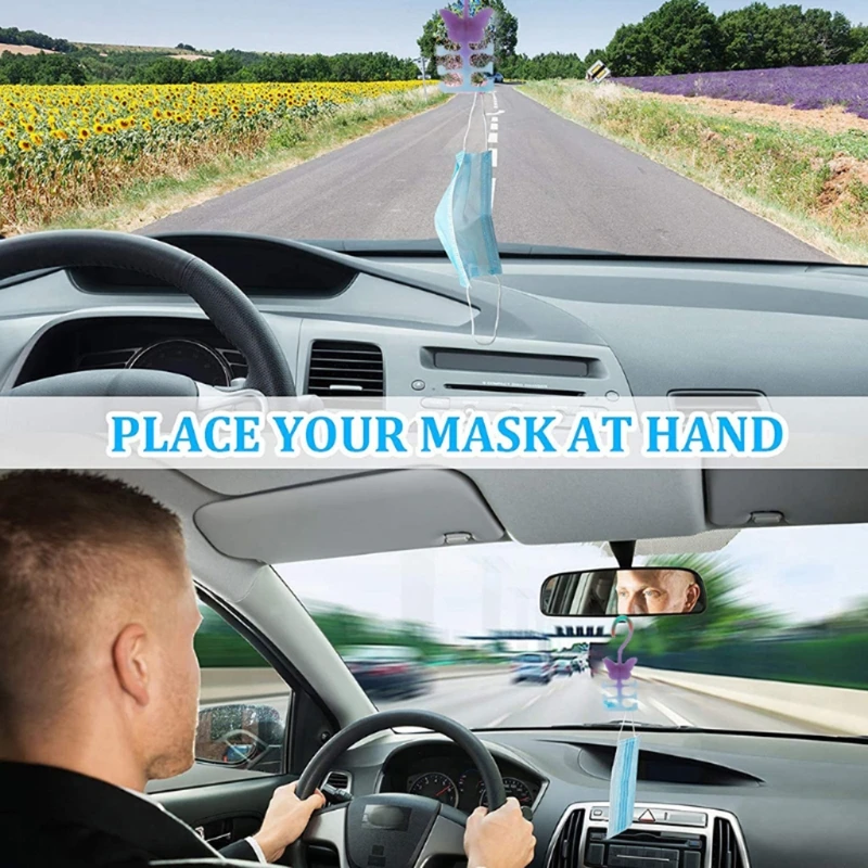 

2 Styles Useful Mask Hanger Epoxy Resin Mold Storage Rack Holder Casting Silicone Mould DIY Crafts Jewelry Pendant Decorations M