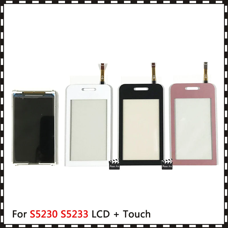 New High Quality 3.0'' For Samsung S5230 S5233 Lcd Display With Touch Screen Digitizer Sensor|Экраны для мобильных