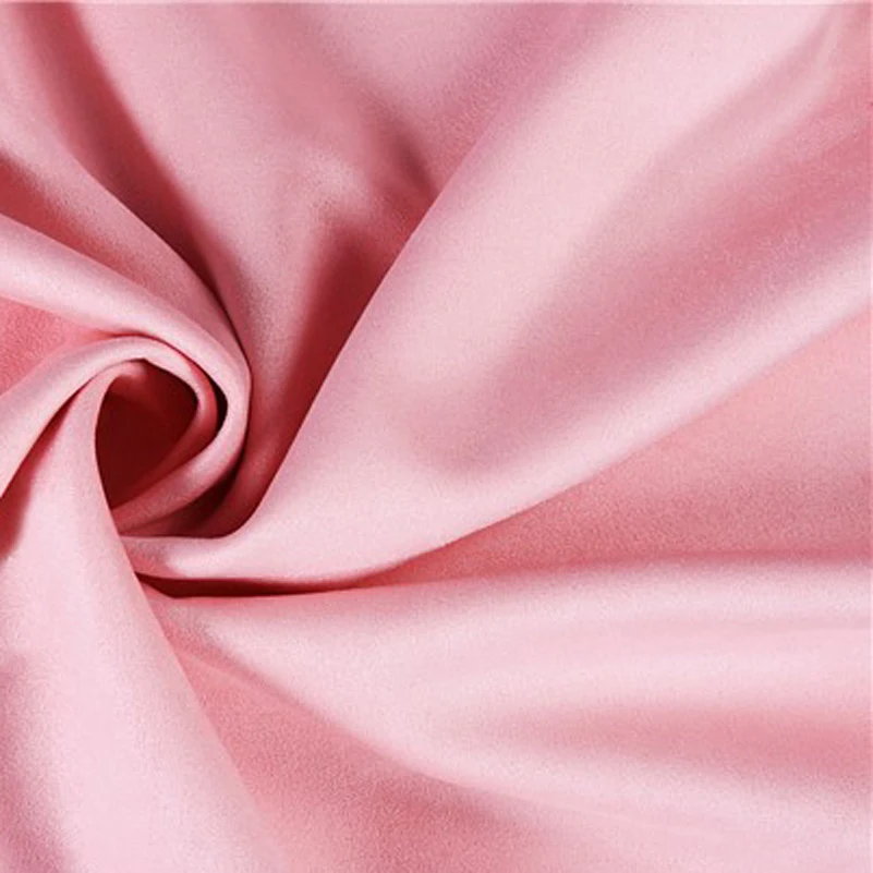 Цена Замшевая трикотажная воздушная слойная ткань, матовая эластичная Высококачественная мягкая гладкая нежная для шитья одежды на полметра