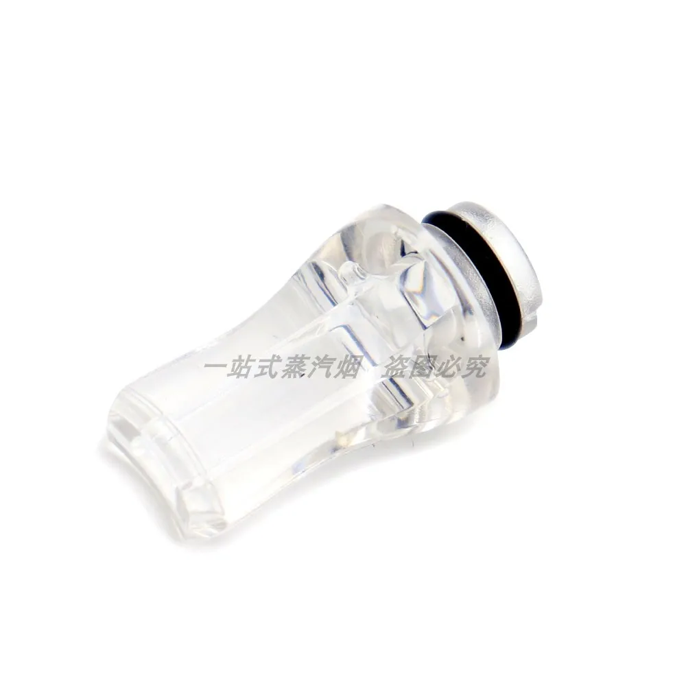 

510 universal dripper acrylic flat nozzle anti explosion lampblack drip tip for ijust S TFV8 baby Q16 PRO Q14