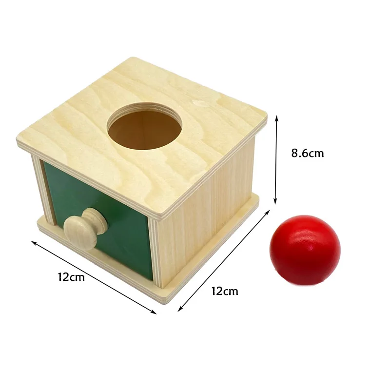 treeyear montessori sensory toys object permanence box with tray life skills toys hand educational toy free global shipping