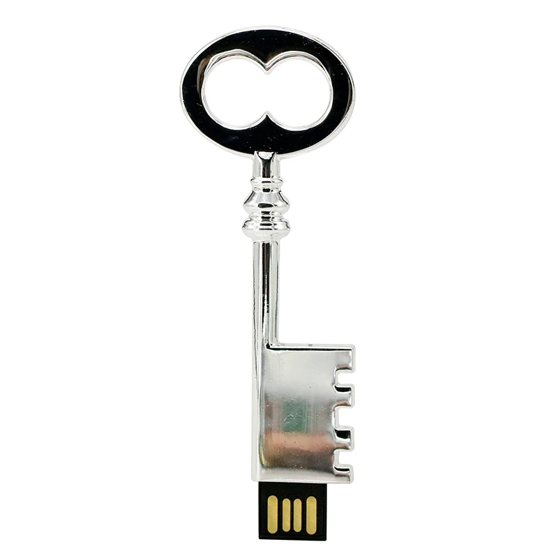 Сердце ключ USB флэш-накопитель ювелирные изделия Алмазный ключ ручка-накопитель 4G 8GB 16GB 64GB Флешка карта памяти Usb флешка водонепроницаемый металлический ключ - Цвет: 5