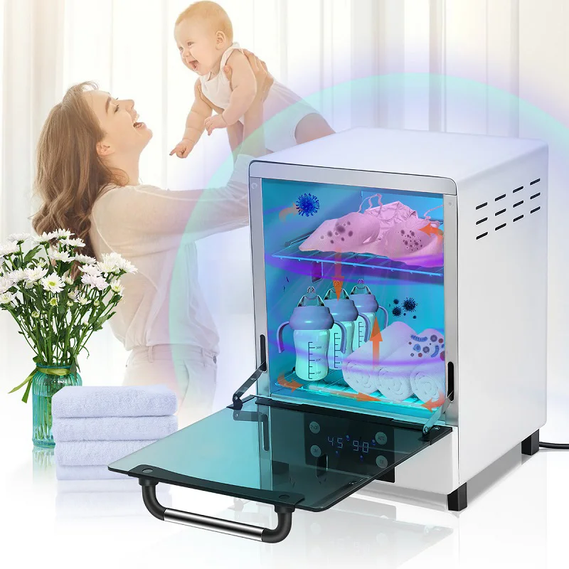 UV-C стерилизатор и сушилка с ЖК-дисплеем умный шкаф для УФ-дезинфекции низкий
