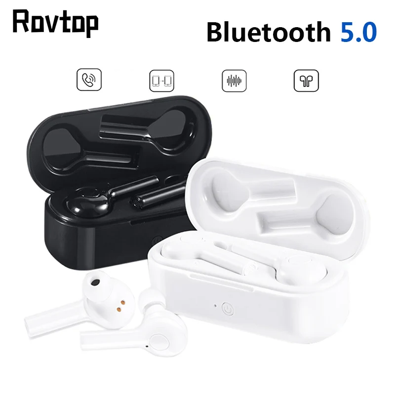 Настоящие беспроводные наушники TWS Bluetooth 5 0 вкладыши гарнитура стерео спортивные