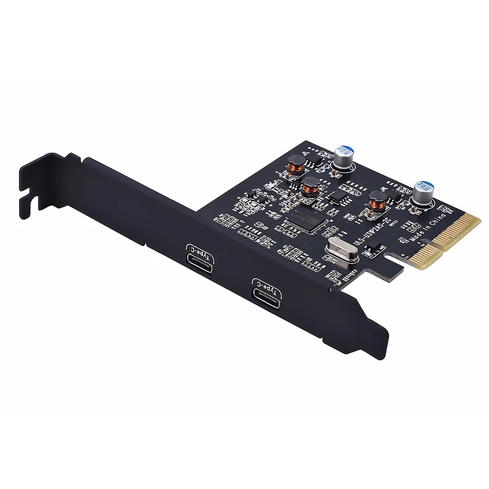 плата расширения pci e express 4 к usb 31 gen 2 10 гб