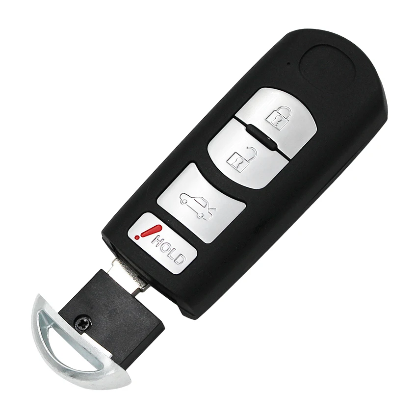 4 пуговицы новая Замена дистанционного ключа оболочки чехол Брелок для Mazda 3 5 6 CX 7