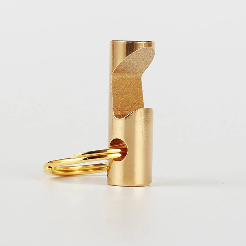 Оригинальный ключ для открывания бутылок брелок Чистая латунь готовая