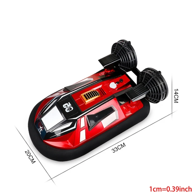 

2.4G 2 Iin 1 Amphibious RC Boat Remote Control Hovercraft High Speed Outdoor Toys Gift