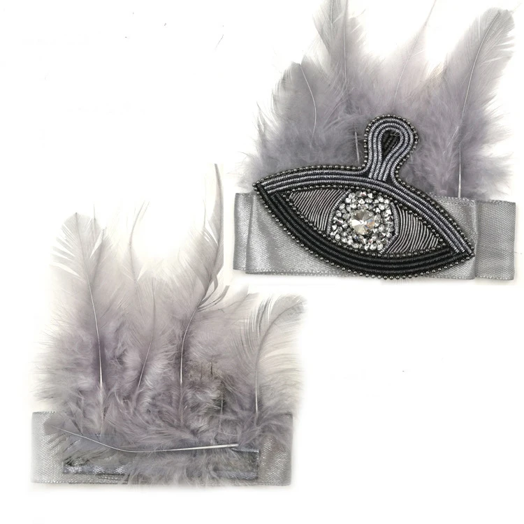 Босоножки на высоком каблуке с перьями | Обувь