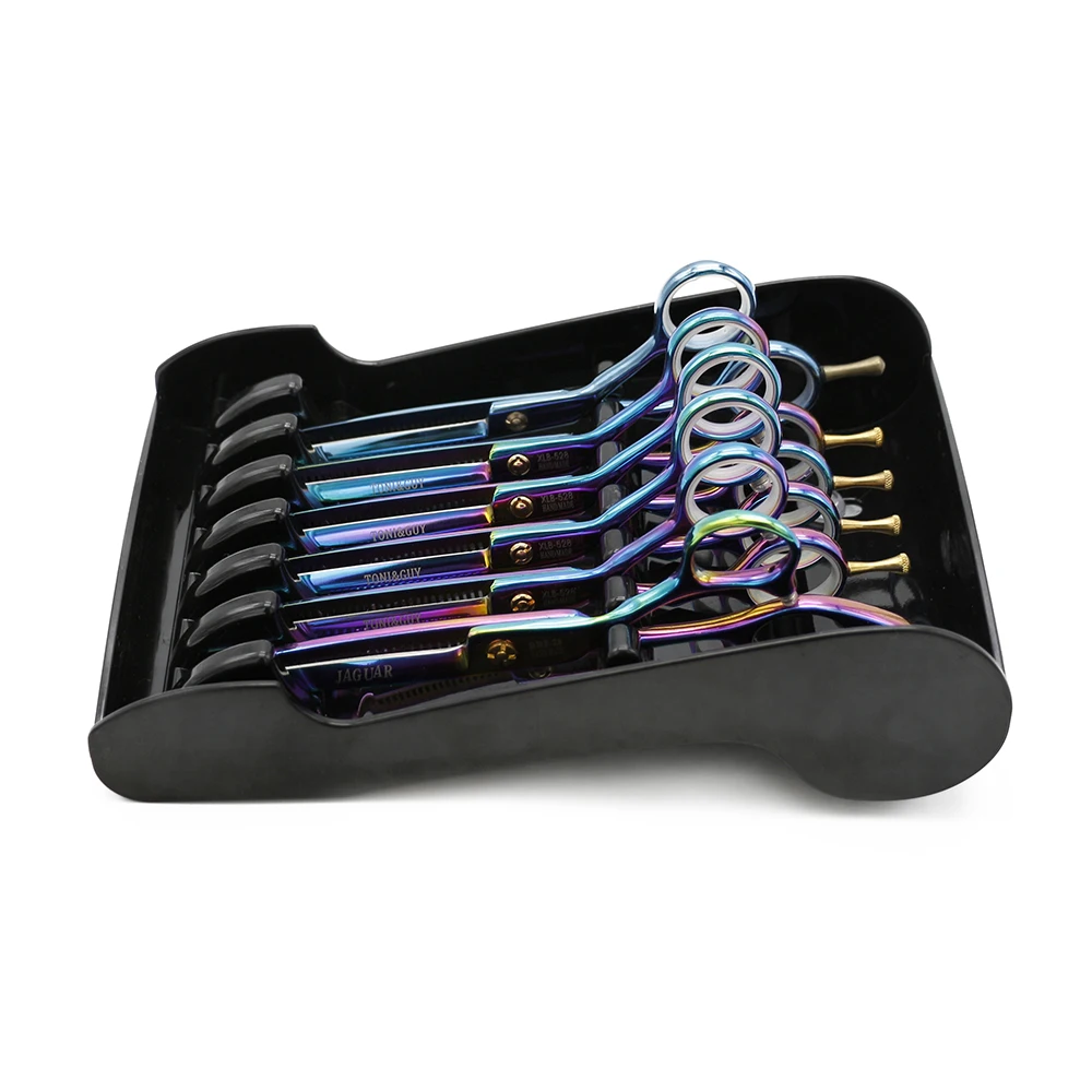 

CestoMen Professional Salon Hairdressing Scissors Tray Case Stand Barber Scissors Organizer Tray Haidressser Scissors Holder