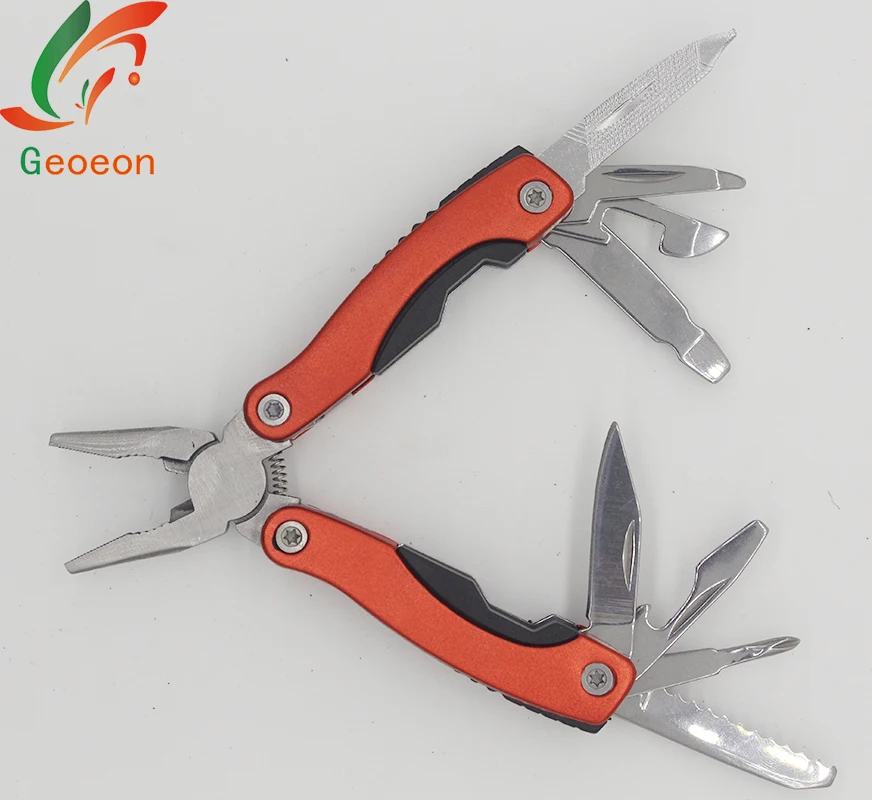 Geoeon открытый многофункциональный плоскогубцы мини Портативный складной muilti-функциональные плоскогубцы зубчатые Ножи ручной инструмент+ отвертка+ плоскогубцы A33