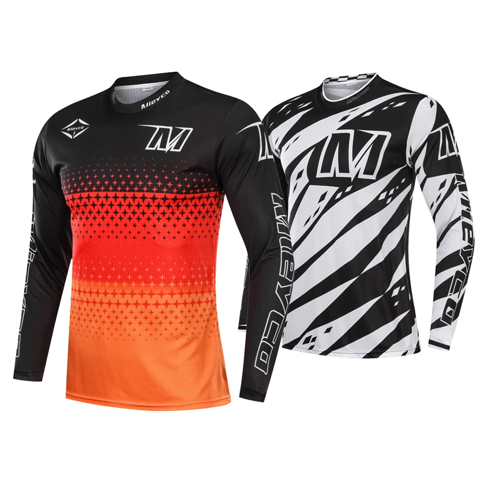 13 Mieyco MTB Джерси быстросохнущая велосипедная майка для бездорожья для горного велосипеда, майка для мотокросса и спуска на гору, топы для езды на мотоцикле - Цвет: 13