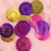 10g50pcspack 29mm mixed color carriage whee shape sequins handmade paillettes diy sewing wedding lentejuelas accessories
