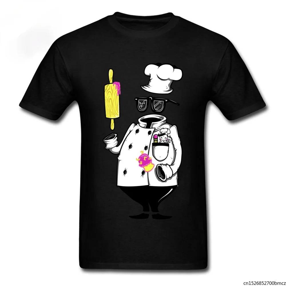 

Comics Invisible Baker Chef Picture Adult Tshirt Summer/Autumn Tops & Tees Daily No Glue Print Tee Shirts