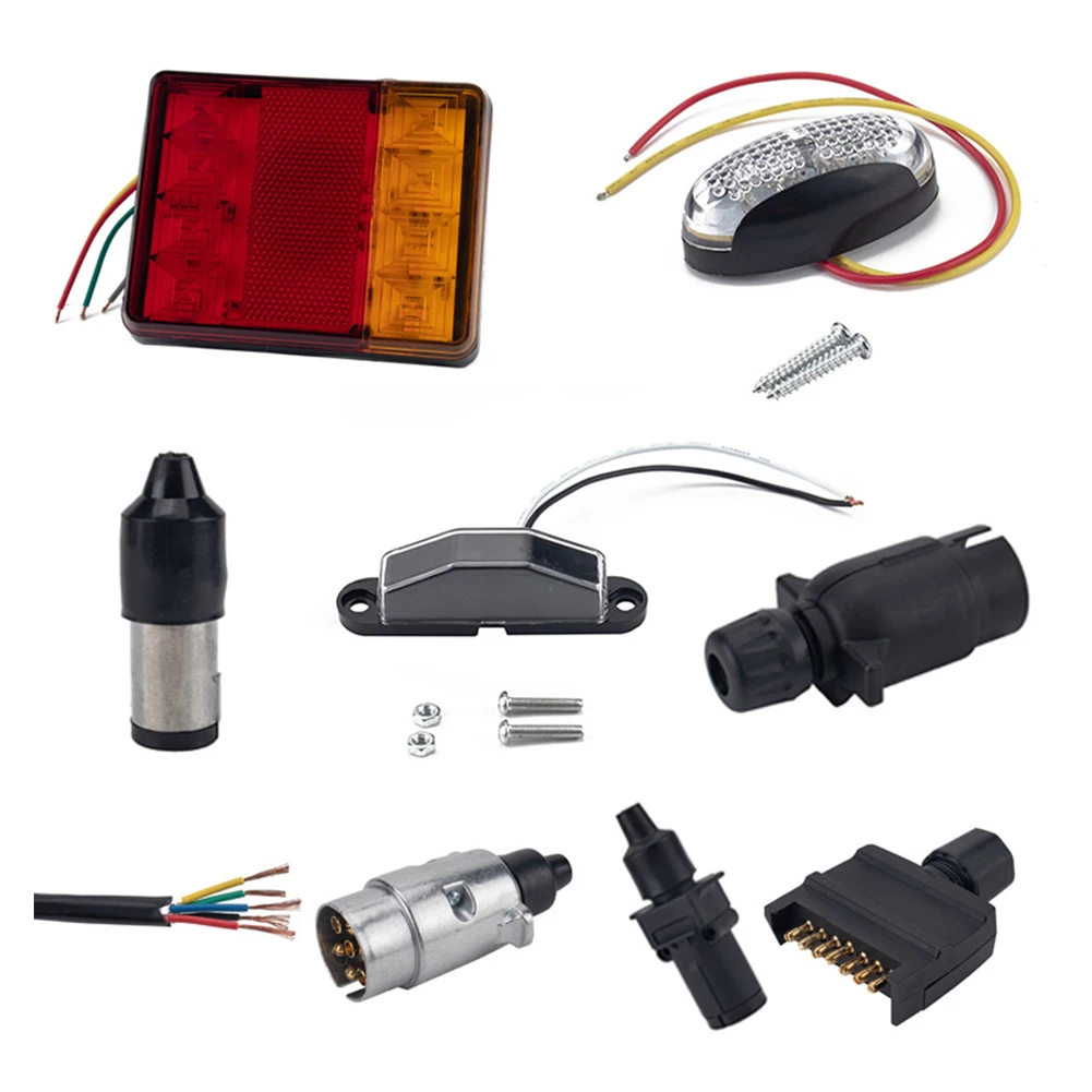 8LED RV боковой маркер автомобильный светильник для трейлера комплект