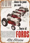 LoMall 8x12 металлический знак Ford фермерские тракторы винтажный Ретро Декор стен искусство