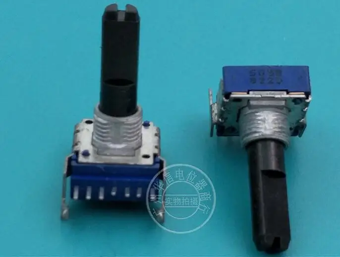 Горизонтальный двойной потенциометр ALPS 142 1 шт. Средняя Ручка A50K с длиной резьбы 23