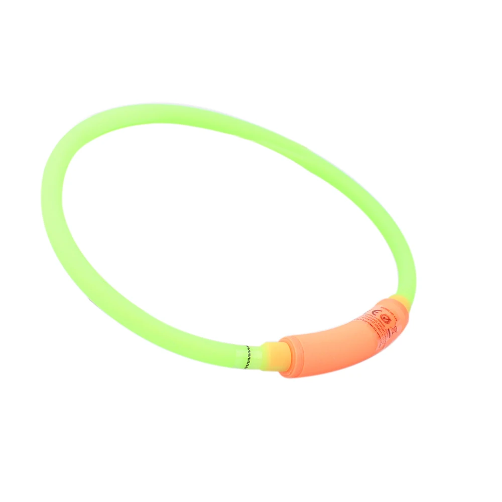 Мигающий светодиодный ошейник безопасности для собак USB перезаряжаемый