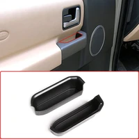 2pcs car styling front rear door handle storage box phone tray for land rover discovery 3 2004 2009 auto interior accessories