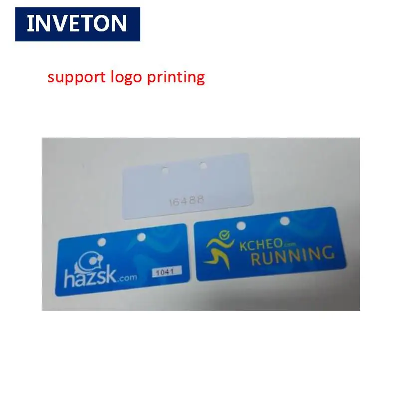 Бесплатный образец белая обувная бирка EPC-Gen2 uhf rfid Метка для обуви ПВХ