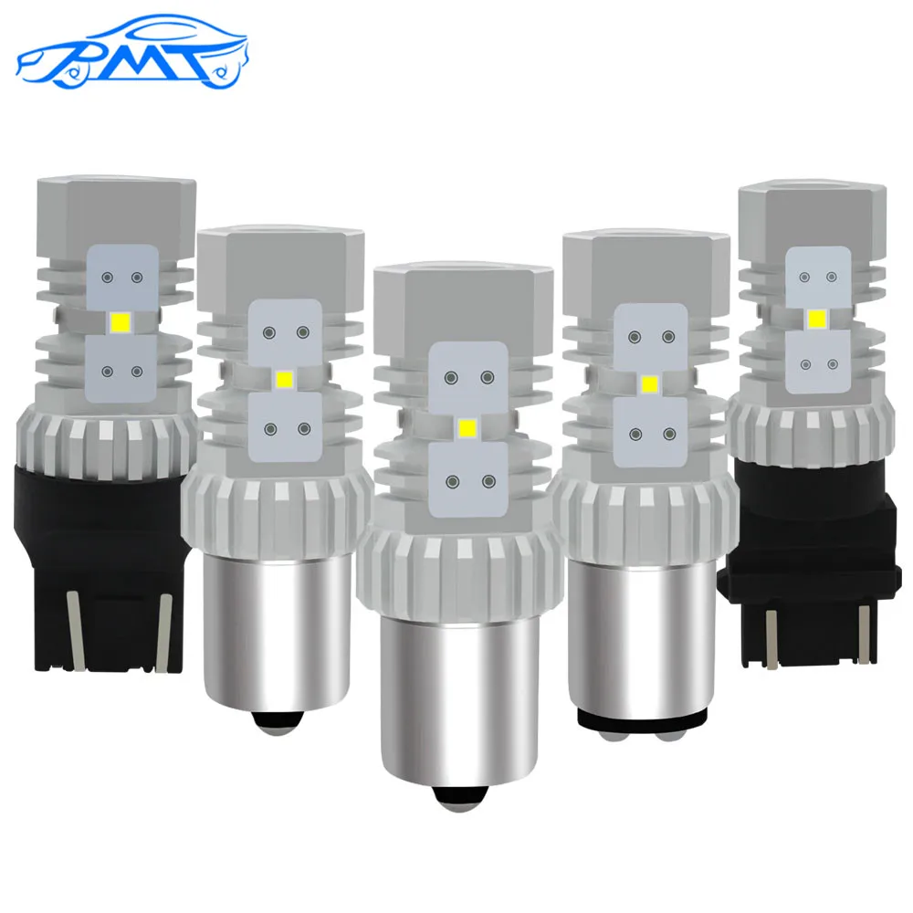 BMT Canbus W21/5W W21W P21W светодиоды led светодиодные лед лампы для авто 1156 1157 BA15S LED BAY15D T20 7440