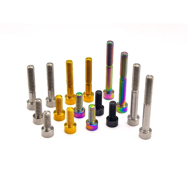 Титановые болты Tiremet M5x 10 15 16 18 20 25 30 35 40 45 50 55 60 мм шестигранный винт с шестигранной