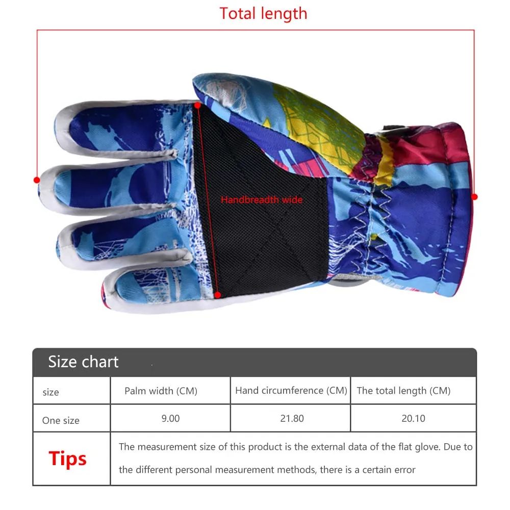 

Winter Gloves Children Kids Boys Girls Skiing Mittens Gloves Outdoor For Winter Warm Waterproof Windproof Thick Ski Snow Glove