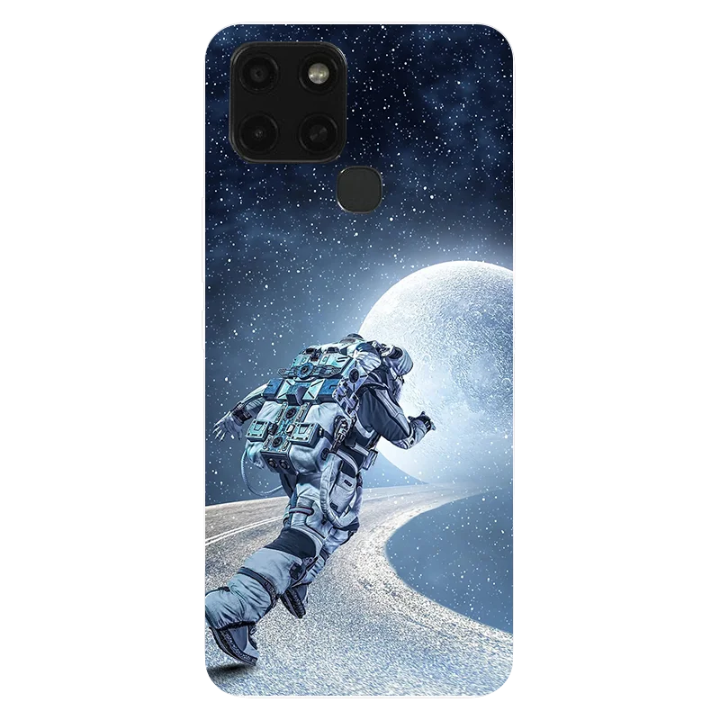 phone case for infinix smart 6 case 2021 printed space silicone cover for infinix smart 6 soft case for infinix smart6 bumper free global shipping